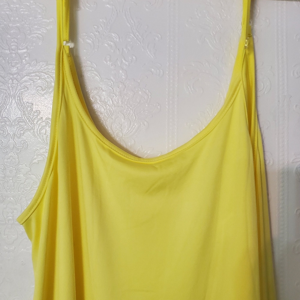 Women's stretchy sunflower yellow maxi dress 2xl - Picture 3 of 12